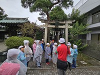 雪塚神社の伝説を聞きました