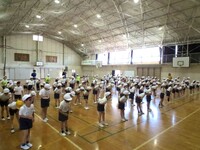 最後は曲に合わせて踊りました