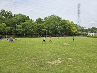 鬼ごっこをして楽しみました