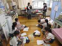 救護係は保健室で打合せです
