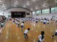 ダンスの練習(2年)