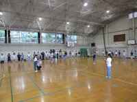 キャンプファイヤーの練習です