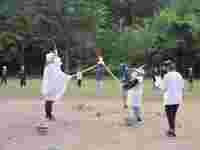火の神から火の子へ火が授けられました