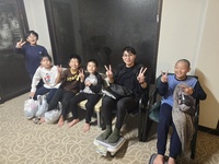 温泉で癒されました
