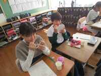 プラーク(歯垢)の染め出し