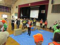 防災倉庫備蓄品の確認