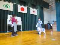 ステージ上で寸劇をしました