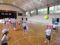 トスをスパイク