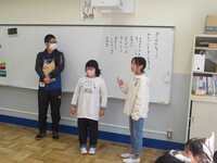 司会は5年生が務めます