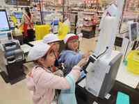 セルフレジで会計です