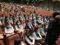 客席に座りました