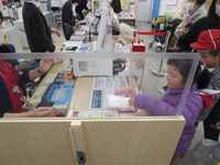 年賀はがきを購入中です