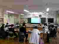 2学期の取組を報告しています