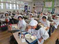 2学期最後の給食もおいしかったです