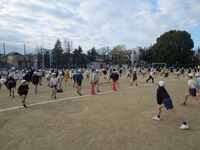 実行委員の活躍(準備運動・整理運動)