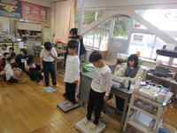 順番に測定しました