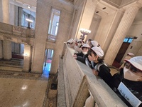 中央広間を見学しました