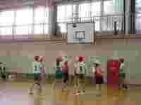 ゴール下の攻防!