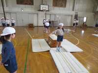 着地が決まりました