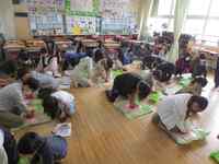 あっぱくんを使って練習をしました