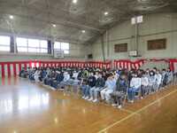 5年生が見守ってくれました