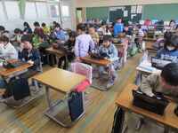 iPadを使って名刺づくり