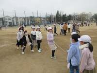 高学年は自分たちで練習します